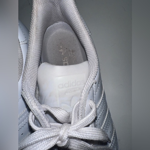 Adidas White Superstar Sneakers - Picture 7 of 8